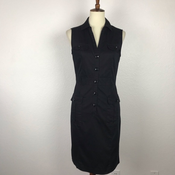 H&M Dresses & Skirts - H&M Button Front Pockets Cotton Blend Dress D695